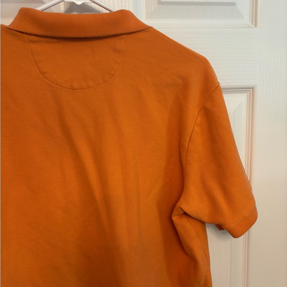 Chaps Men's Polo Shirt in Vibrant Orange. Large - Picture 10 of 13